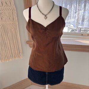 ‘05 GAP Fall Collection Silk Cami 🤎